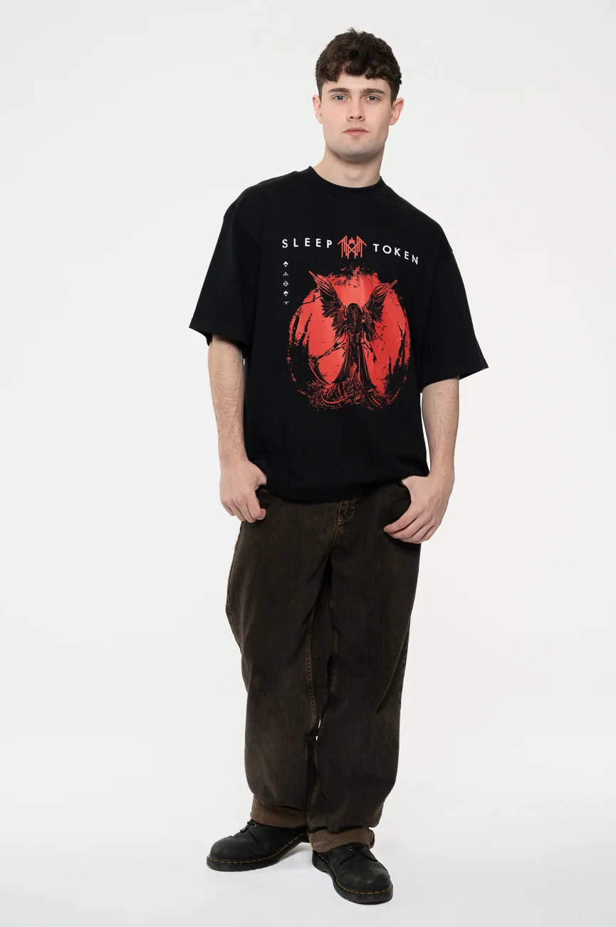 Sleep Token Take Me Back To Eden Limited Edition 999 Only Oversized Boxy T Shirt sold by Paradiso Clothing product image thumbnail 2