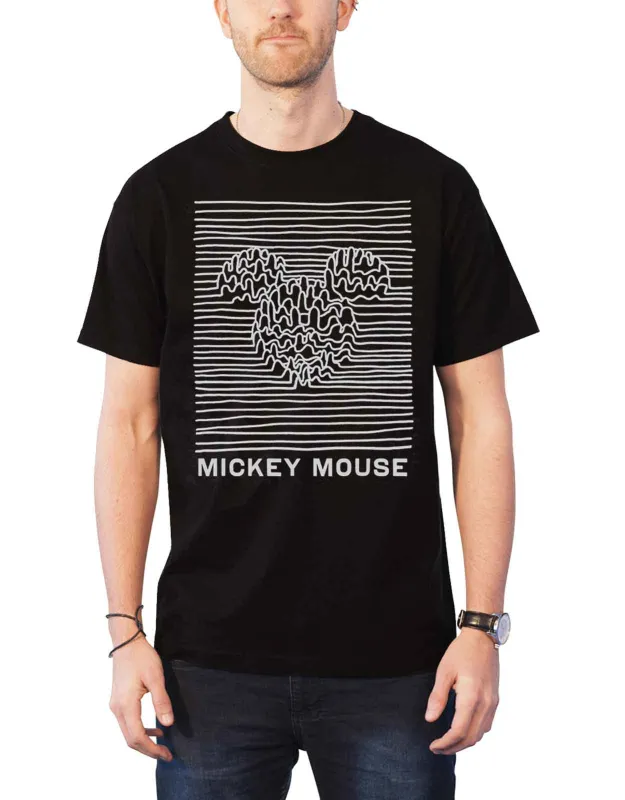 Mickey Mouse Unknown Pleasures T Shirt made by Disney