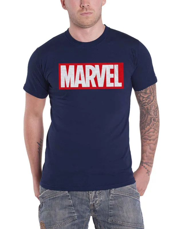 Classic Box Logo Marvel T Shirt sold by Paradiso Clothing