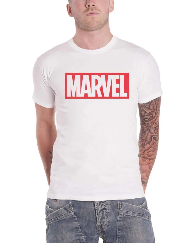 Classic Box Logo Marvel T Shirt sold by Paradiso Clothing