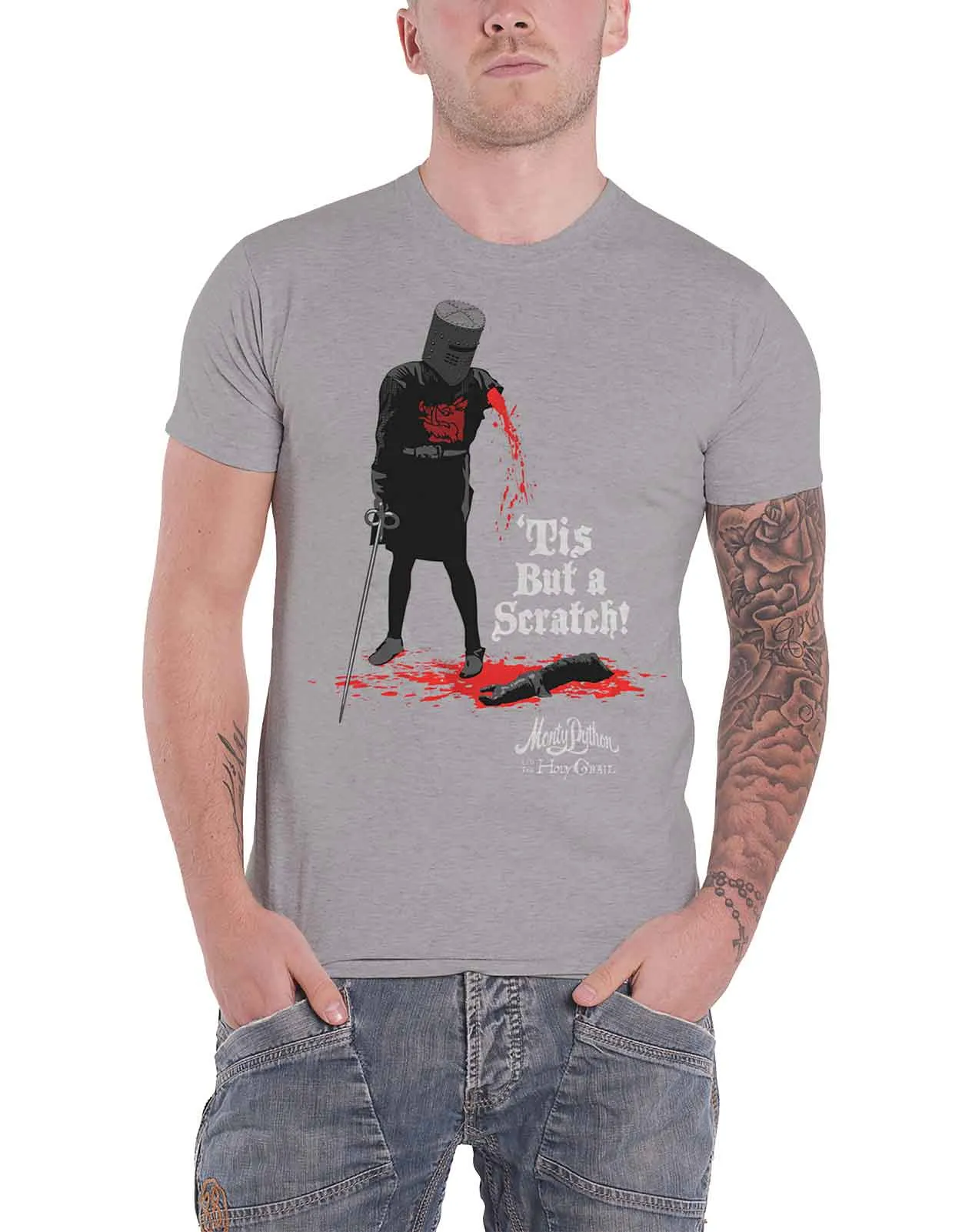 Monty Python Holy Grail Tis But A Scratch T Shirt sold by Paradiso Clothing