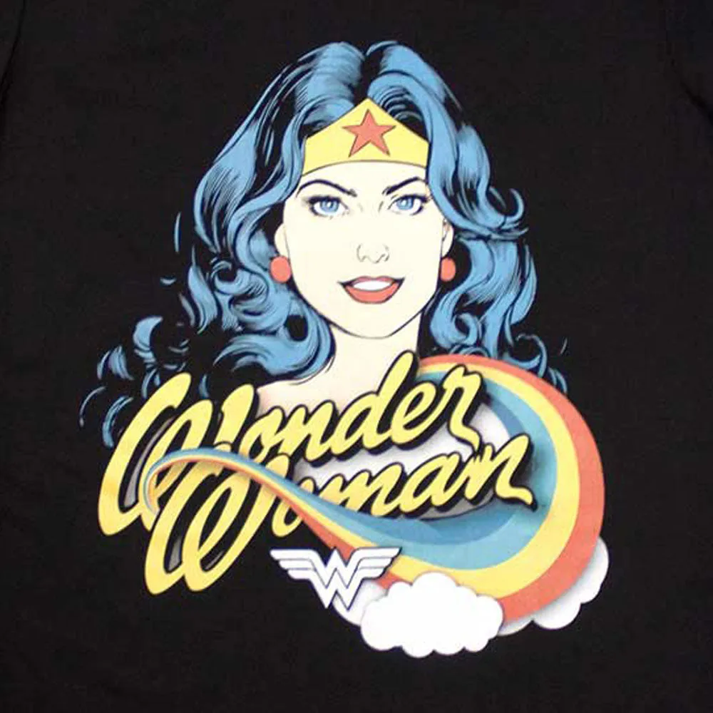 Wonder Woman Rainbow Logo T Shirt sold by Paradiso Clothing product image thumbnail 2