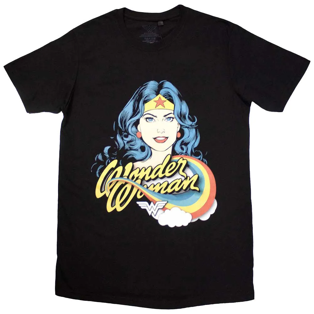 Wonder Woman Rainbow Logo T Shirt sold by Paradiso Clothing