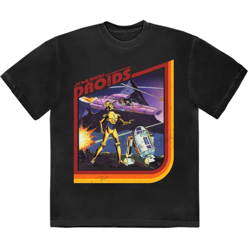 Star Wars Droids Retro Logo T Shirt sold by Paradiso Clothing