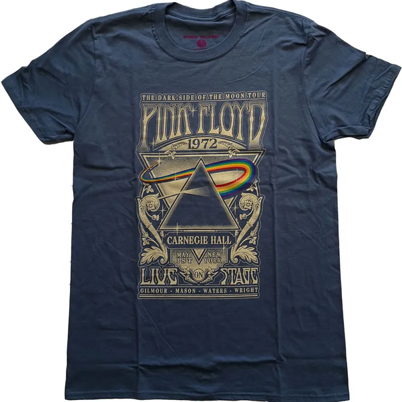 Pink Floyd Carnegie Hall Poster Skinny Fit T Shirt sold by Paradiso Clothing