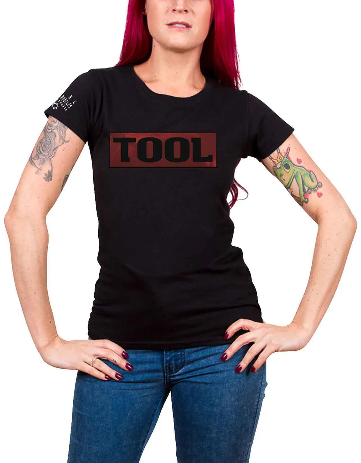 Tool Shaded Box Logo Skinny Fit T Shirt sold by Paradiso Clothing