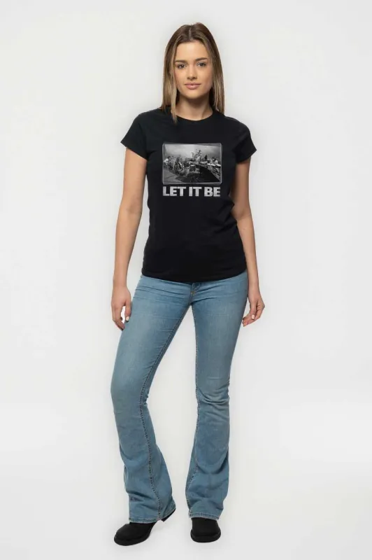 The Beatles Let It Be Studio Session Skinny Fit T Shirt sold by Paradiso Clothing