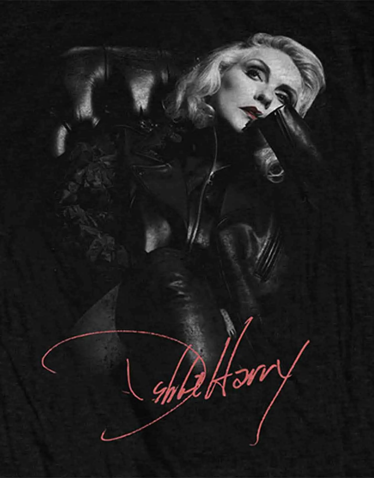 Debbie Harry Leather Girl Skinny Fit T Shirt sold by Paradiso Clothing product image thumbnail 2