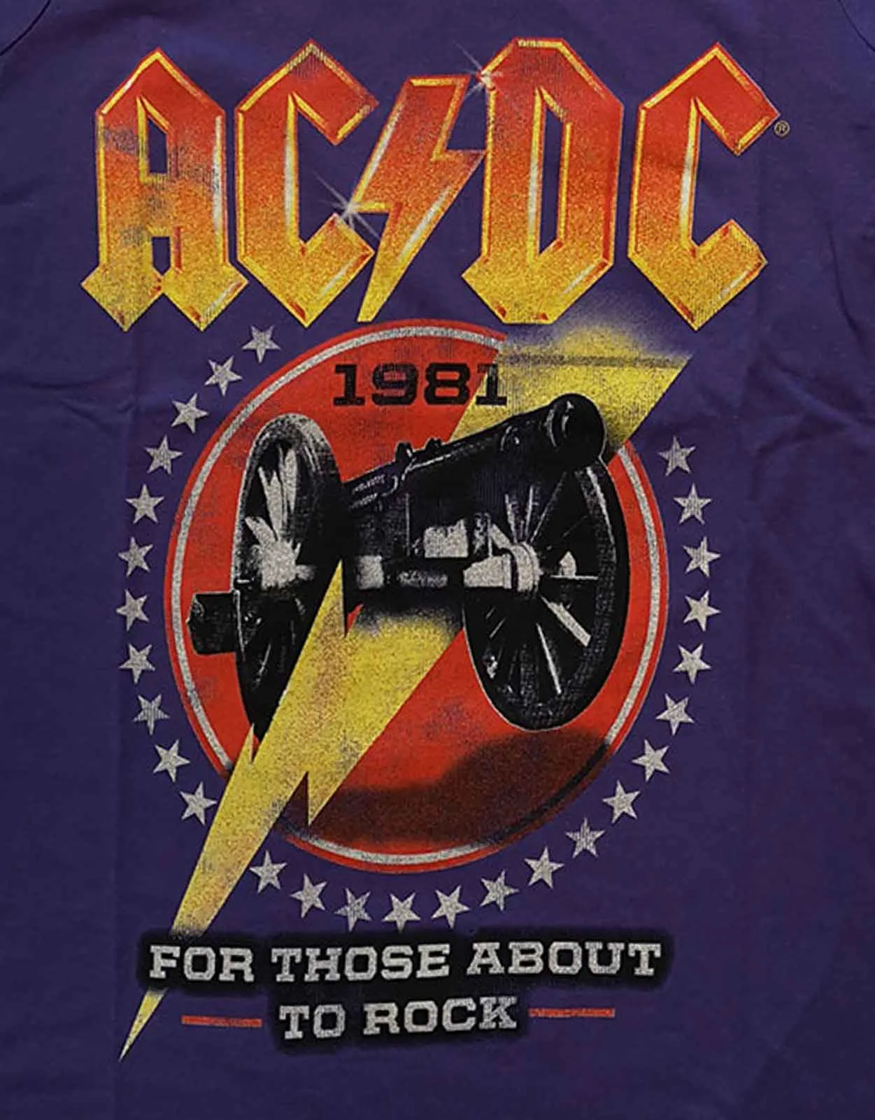 AC/DC For Those About To Rock 81 Skinny Fit T Shirt sold by Paradiso Clothing product image thumbnail 2