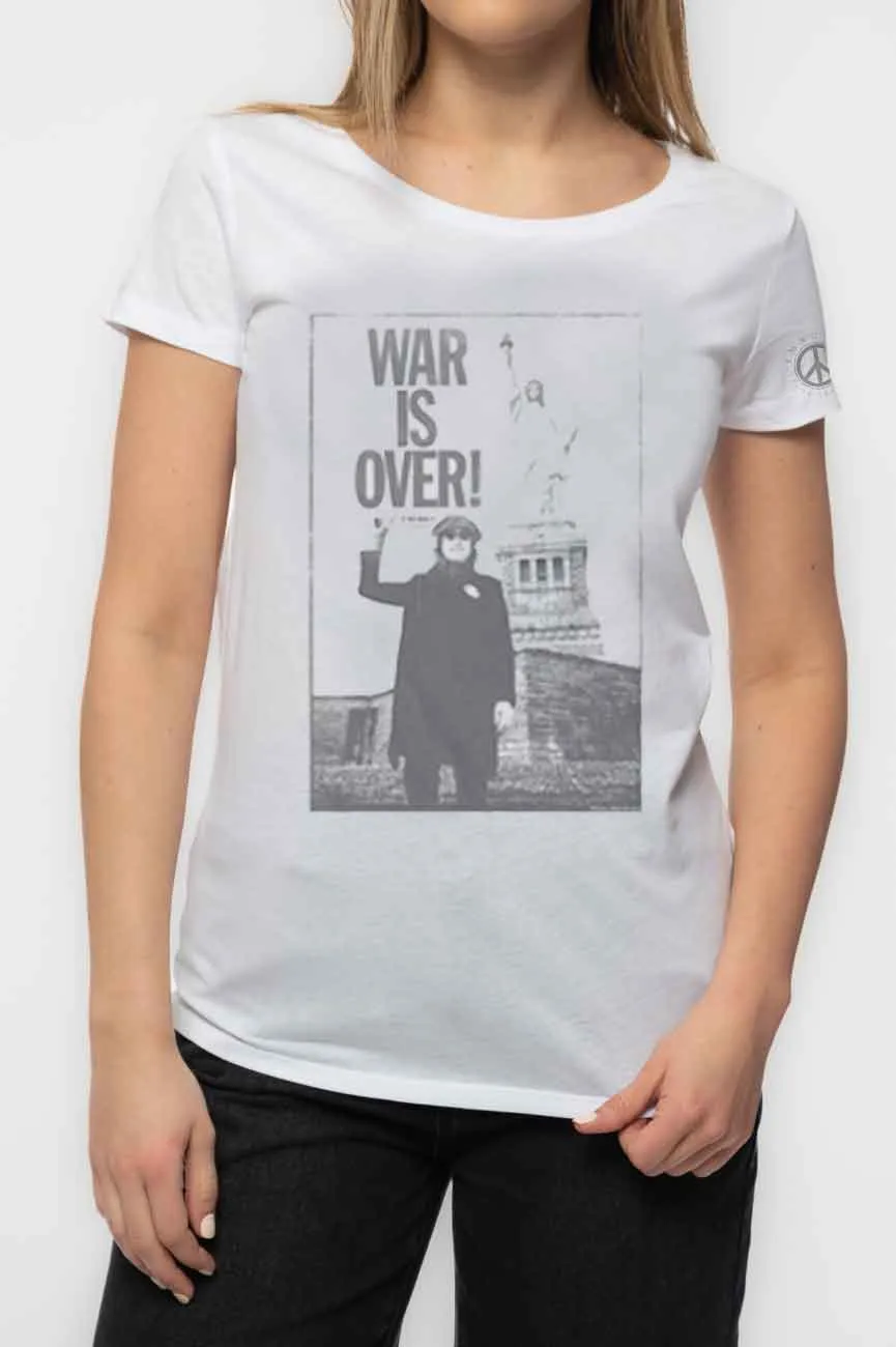 John Lennon Liberty Lady War is Over Skinny Fit T Shirt sold by Paradiso Clothing product image thumbnail 3