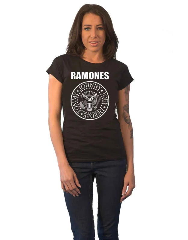Ramones Presidential Seal Skinny Fit T Shirt sold by Paradiso Clothing