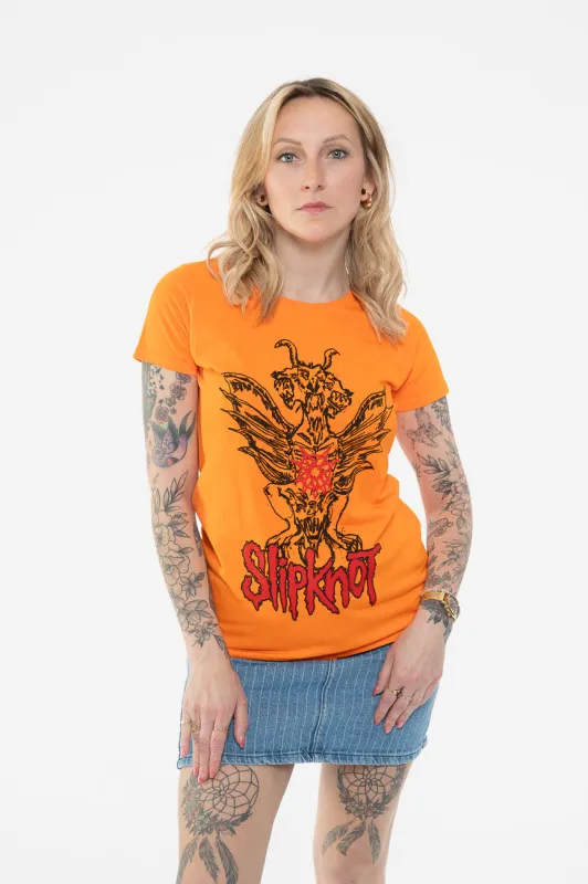 Slipknot Winged Devil Skinny Fit T Shirt sold by Paradiso Clothing