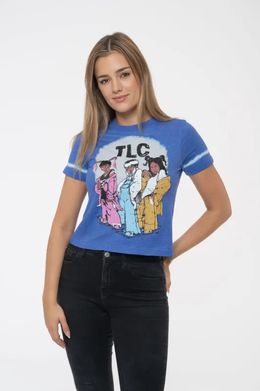 TLC Cartoon Group logo Crop Top T Shirt made by The Luxury Closet