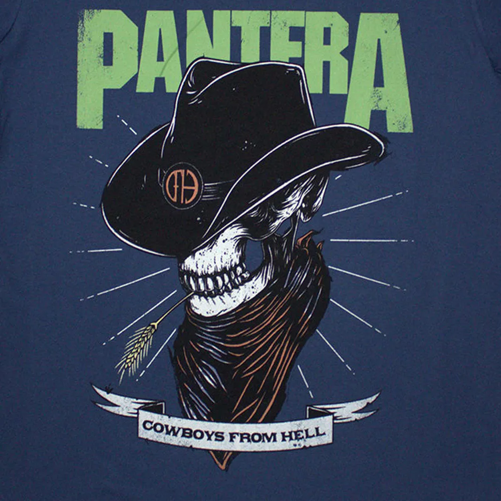 Pantera Skeleton Cowboy Womens T Shirt sold by Paradiso Clothing product image thumbnail 2