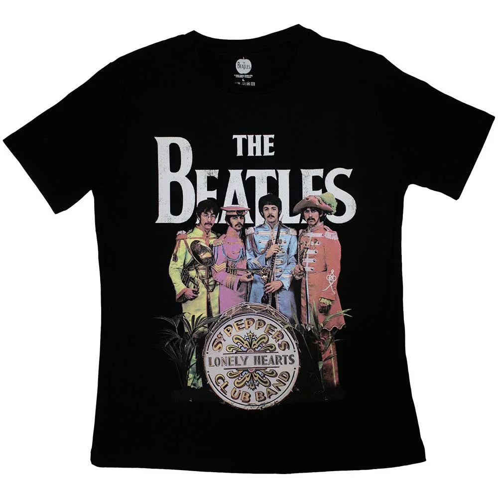 The Beatles Sgt Pepper Womens Skinny Fit T Shirt sold by Paradiso Clothing