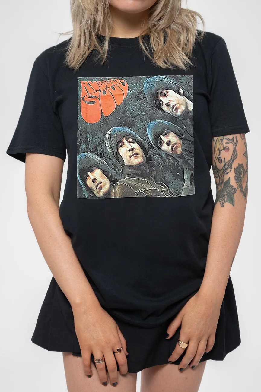 The Beatles Rubber Soul Album Skinny Fit T Shirt sold by Paradiso Clothing product image thumbnail 3
