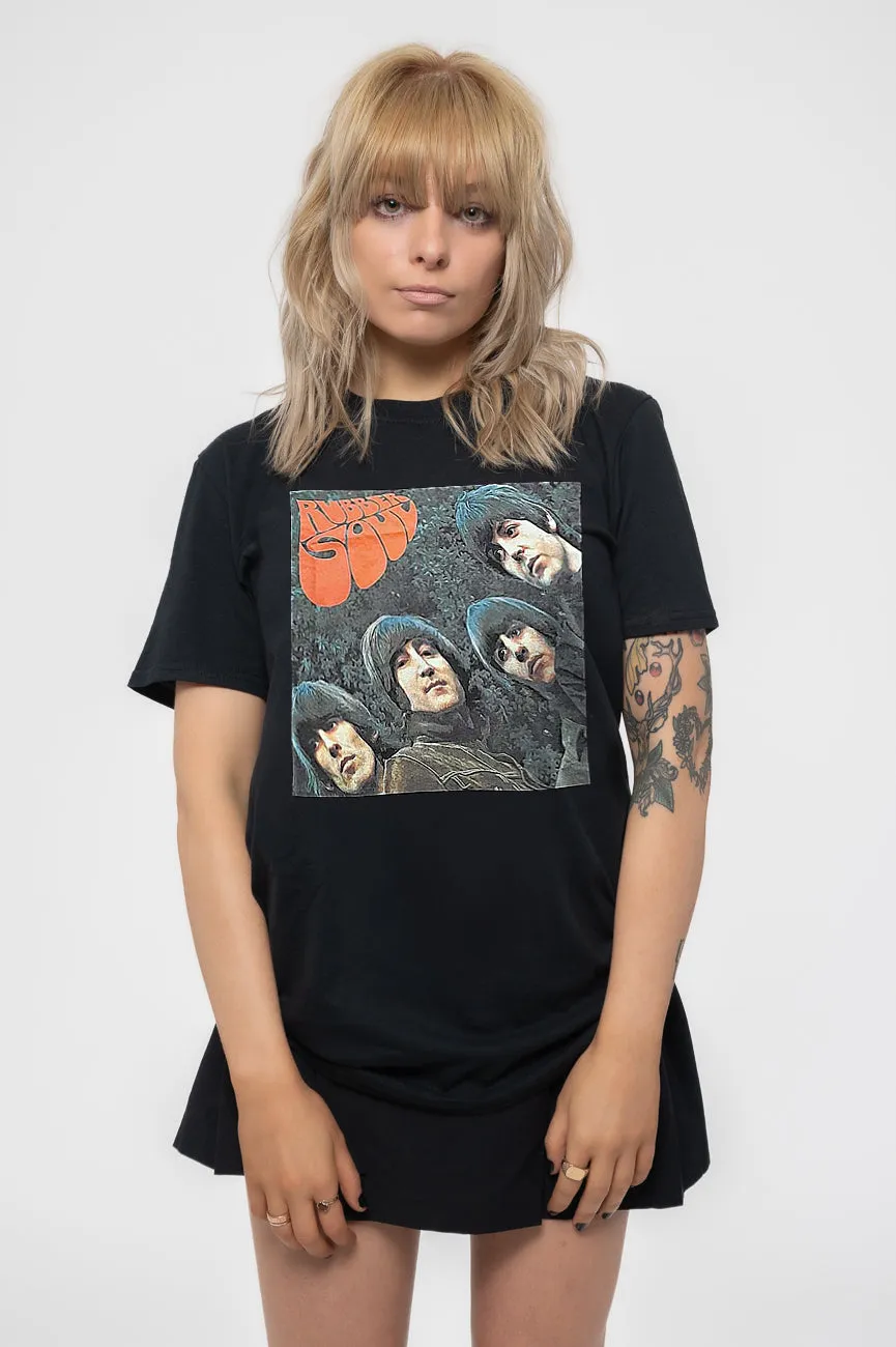 The Beatles Rubber Soul Album Skinny Fit T Shirt sold by Paradiso Clothing