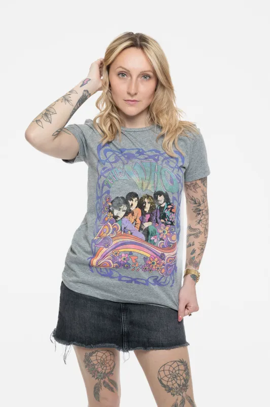 The Who Psych Floral Womens T Shirt sold by Paradiso Clothing
