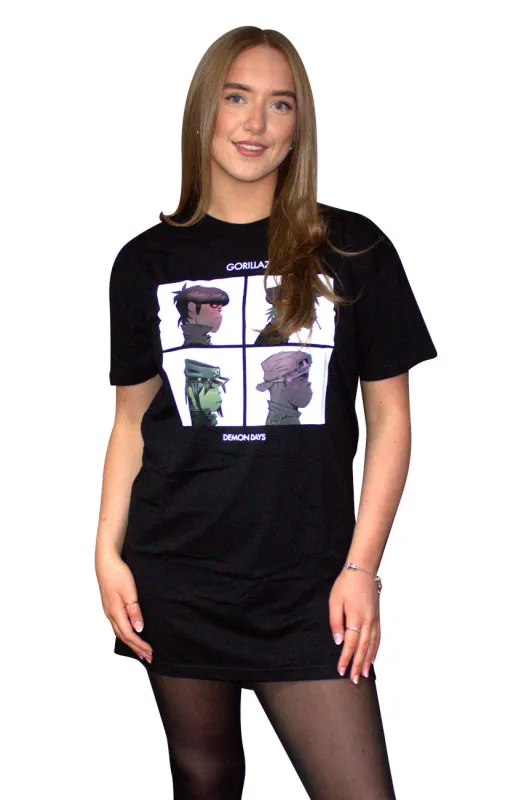 Gorillaz Demon Days T Shirt Dress sold by Paradiso Clothing