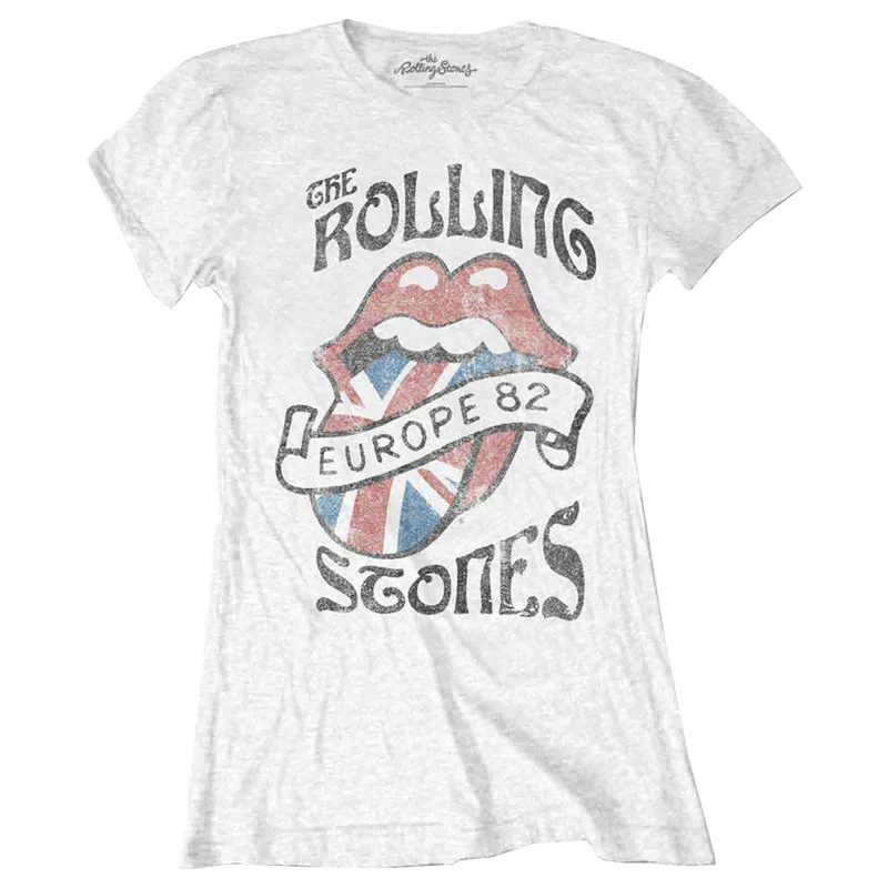 The Rolling Stones Europe 82 Tour Skinny Fit T Shirt sold by Paradiso Clothing