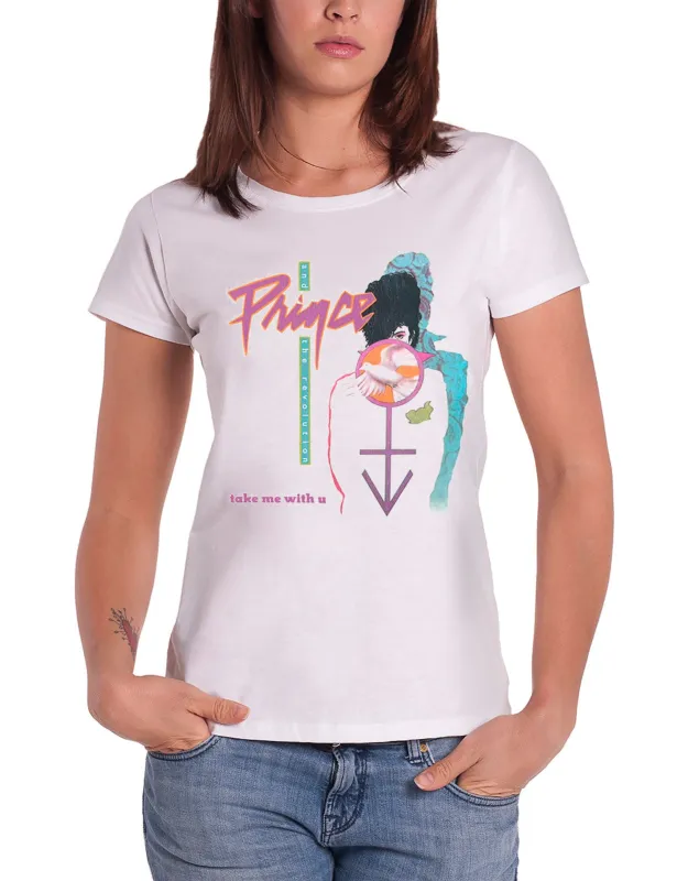Prince Take Me With U Skinny Fit T Shirt sold by Paradiso Clothing