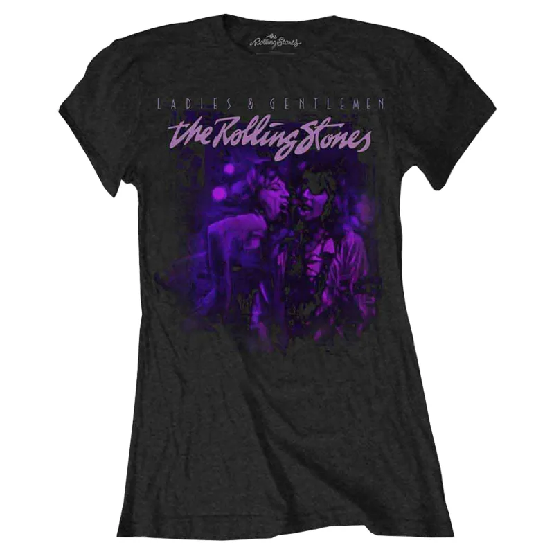 The Rolling Stones Mick & Keith Together Skinny Fit T Shirt sold by Paradiso Clothing