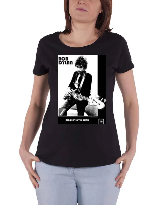 Bob Dylan Blowing in the Wind Skinny Fit T Shirt sold by Paradiso Clothing
