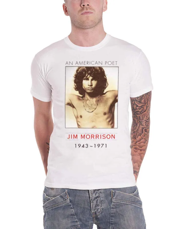 The Doors Jim On Floor T Shirt made by Paradiso Clothing