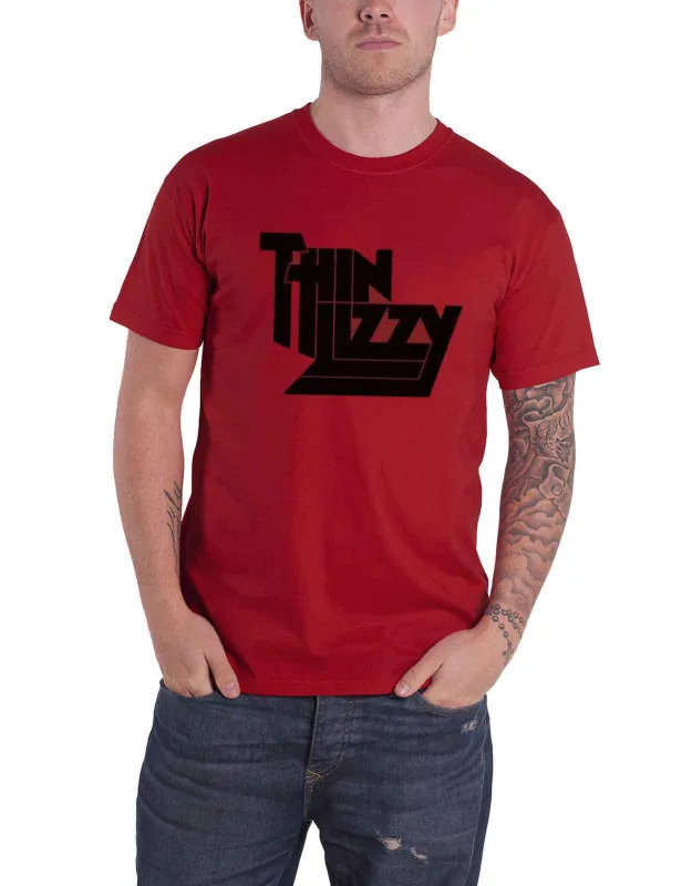 Thin Lizzy Classic Logo T Shirt made by Paradiso Clothing