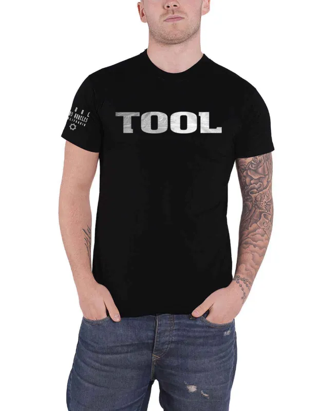Tool Metallic Silver T Shirt made by Paradiso Clothing