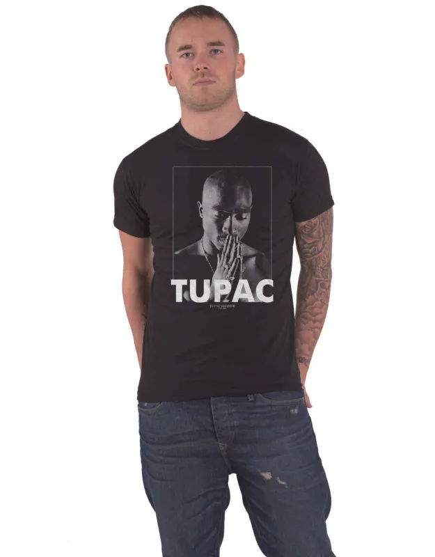 Tupac Praying Logo T Shirt sold by Paradiso Clothing
