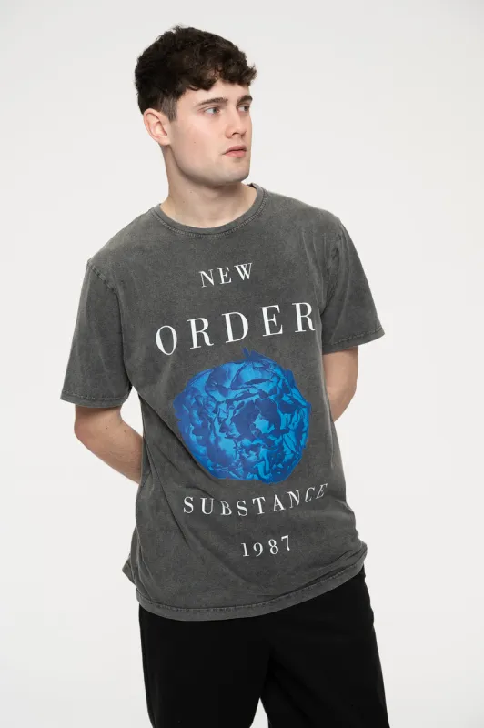 New Order Substance 1987 Limited Edition 999 Only Premium Wash T Shirt sold by Paradiso Clothing