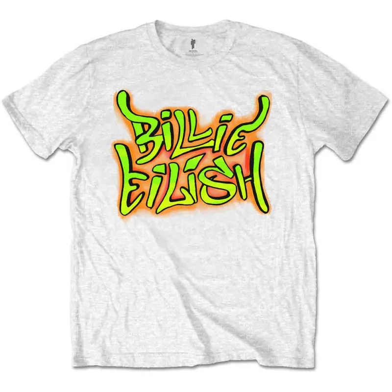 Billie Eilish Graffiti Logo T Shirt sold by Paradiso Clothing