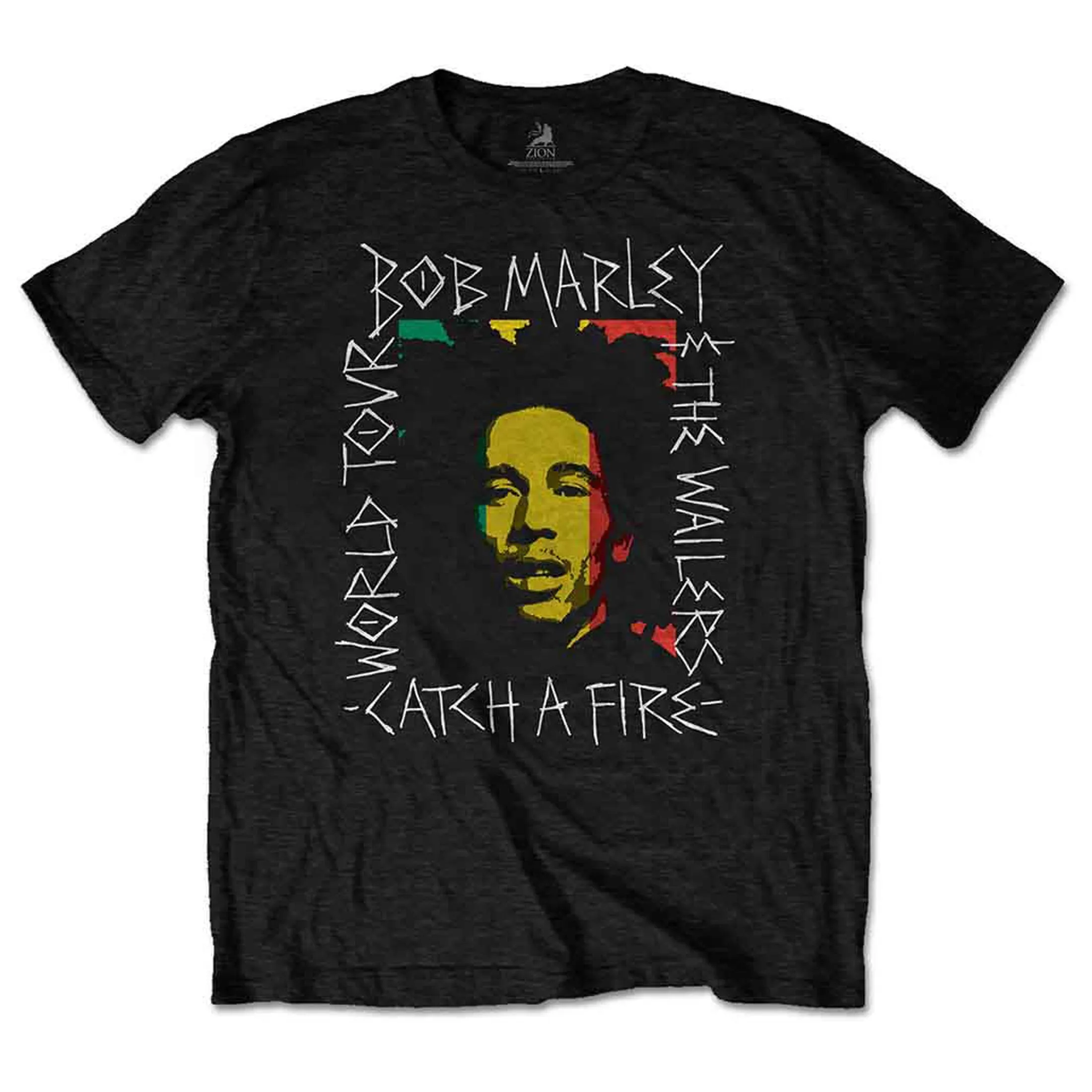Bob Marley Scratch Logo T Shirt sold by Paradiso Clothing