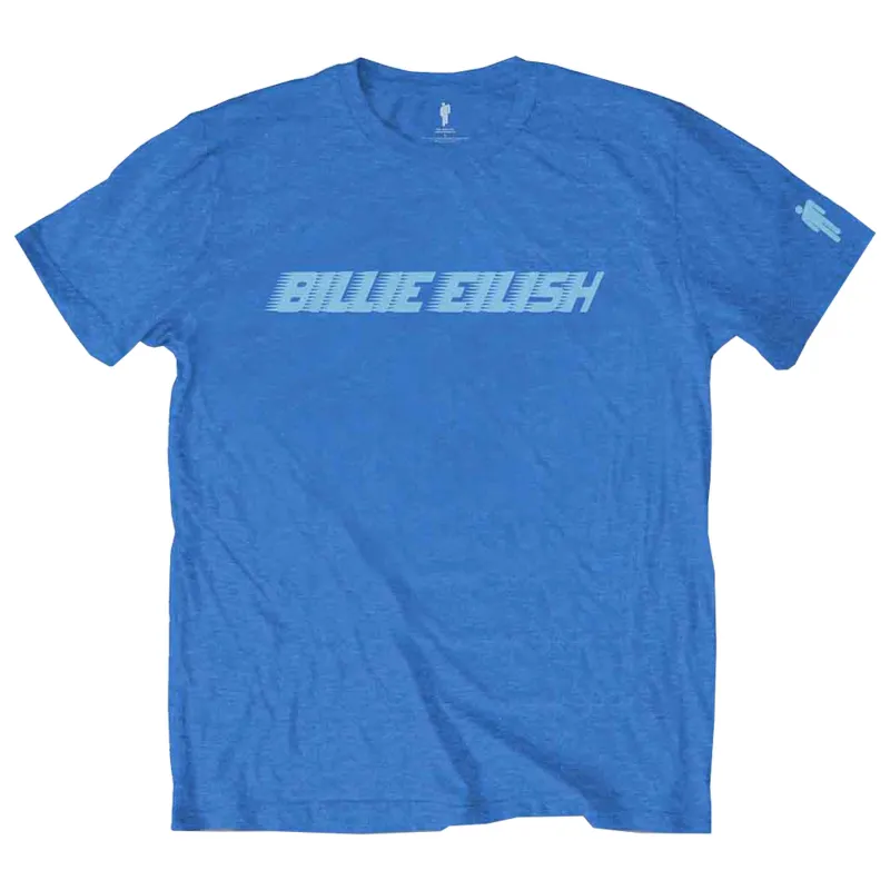 Billie Eilish Blue Racer Logo T Shirt sold by Paradiso Clothing