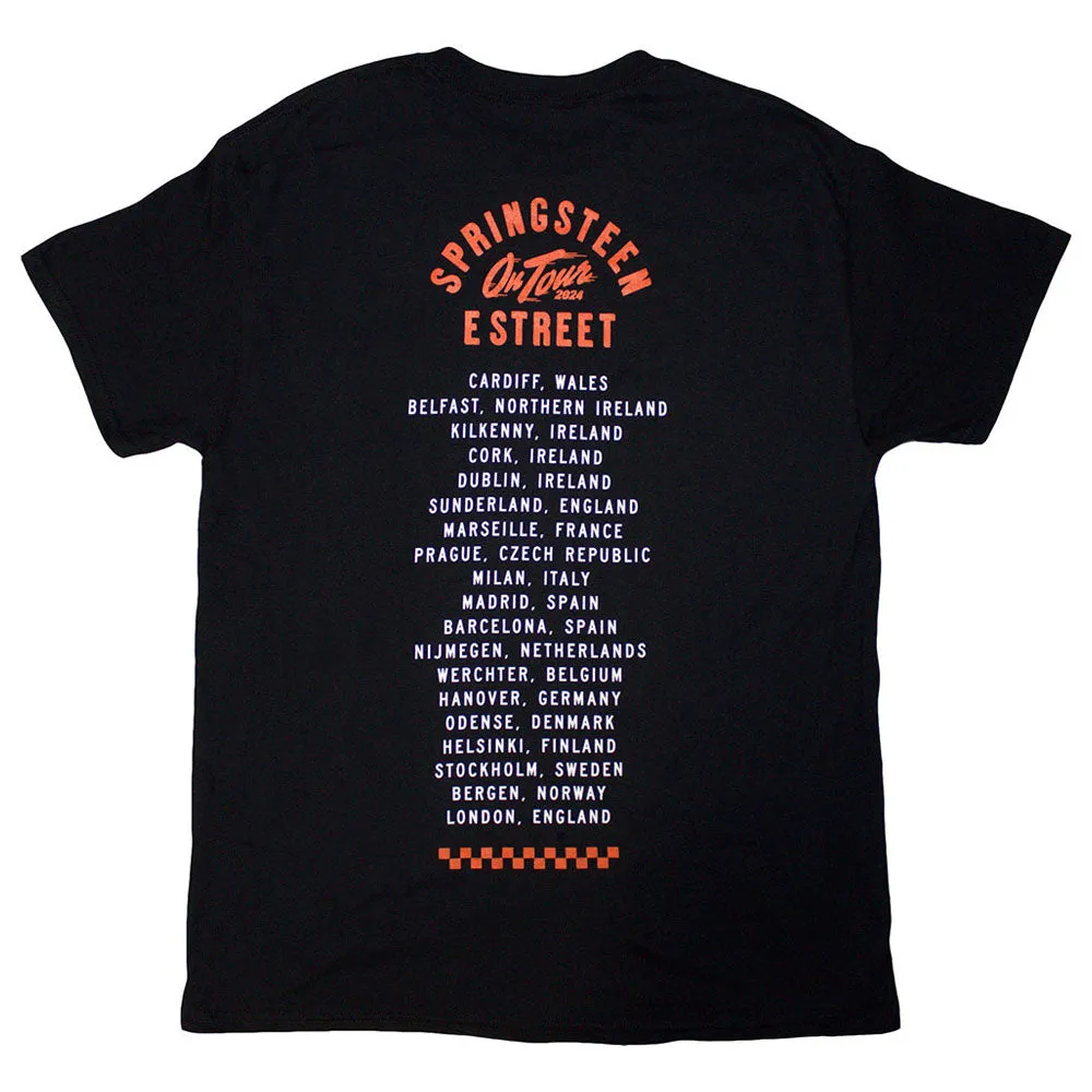 Bruce Springsteen Tour 24 Wheel T Shirt sold by Paradiso Clothing product image thumbnail 2