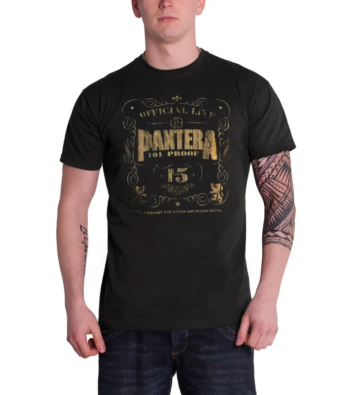 Pantera 101 Proof T Shirt sold by Paradiso Clothing