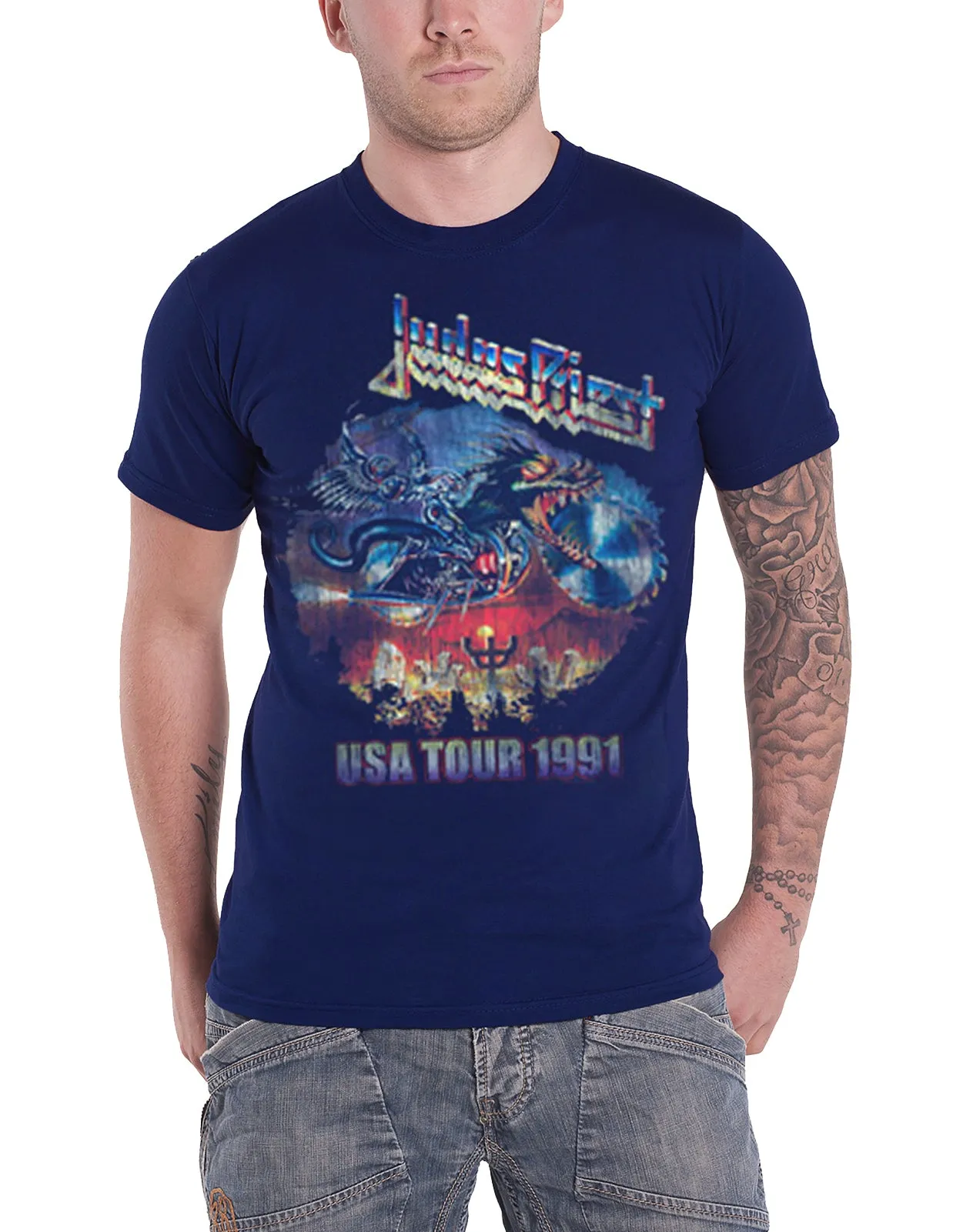 Judas Priest Painkiller US Tour 1991 T Shirt sold by Paradiso Clothing