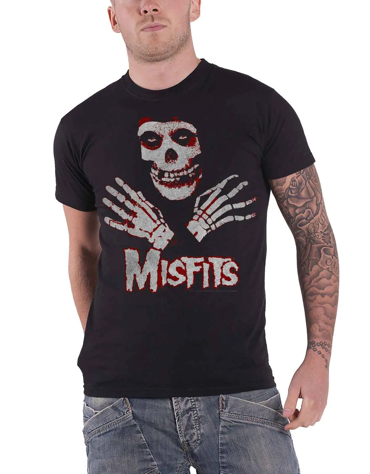 Misfits Jurek Hands T Shirt sold by Paradiso Clothing