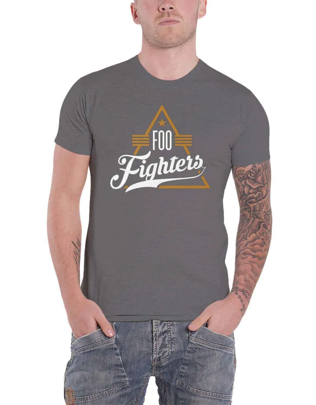 Foo Fighters Triangle Band Logo T Shirt sold by Paradiso Clothing