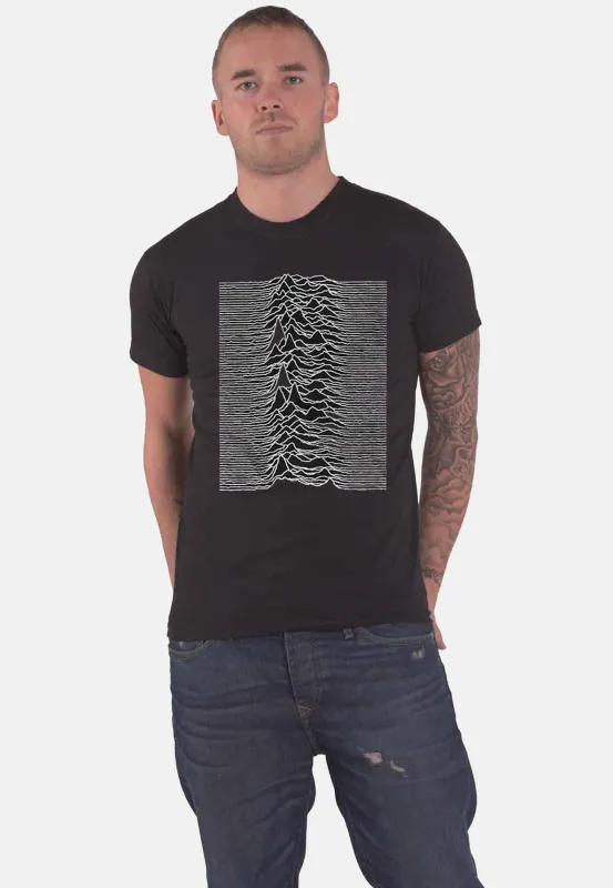 Joy Division Unknown Pleasures Back Print T Shirt made by Paradiso Clothing