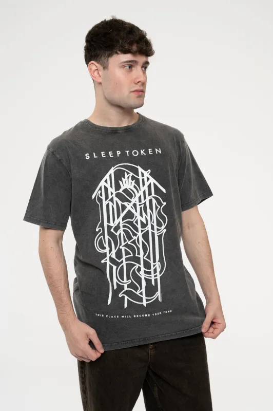 Sleep Token Tomb Sigil Limited Edition 999 Only Premium Wash T Shirt made by Paradiso Clothing