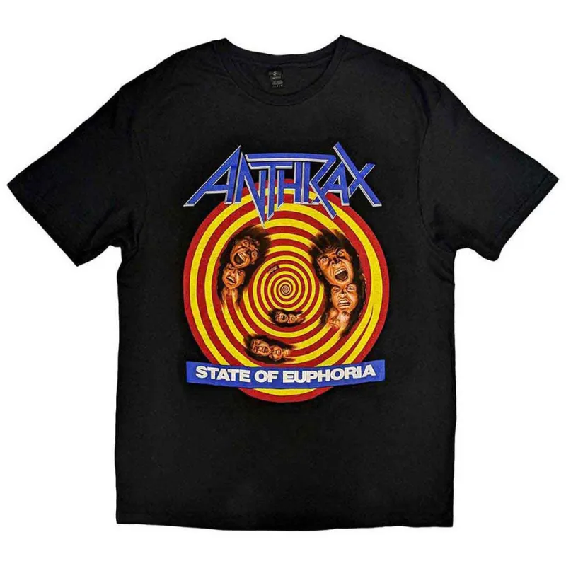 Anthrax State Of Euphoria T Shirt made by Paradiso Clothing