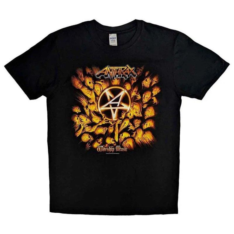 Anthrax Worship Music T Shirt made by Paradiso Clothing