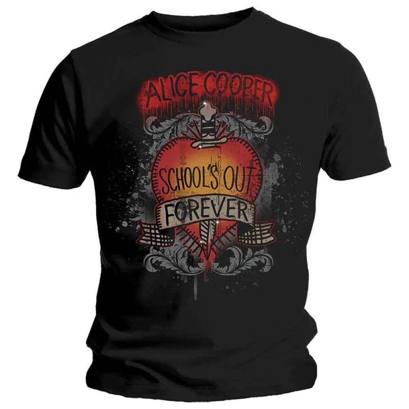 Alice Cooper Schools Out Dagger T Shirt sold by Paradiso Clothing