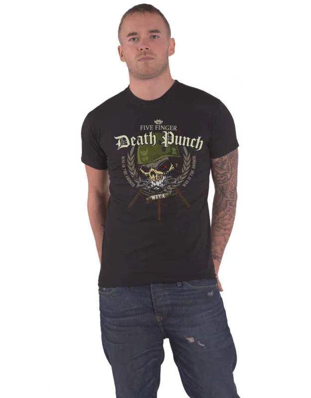Five Finger Death Punch War Head T Shirt sold by Paradiso Clothing
