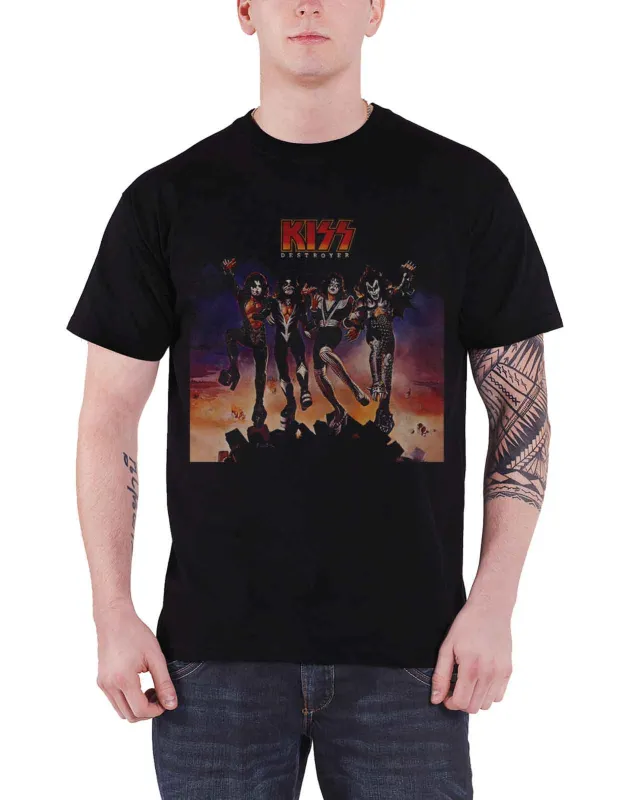 KISS Destroyer Album T Shirt made by Kiss
