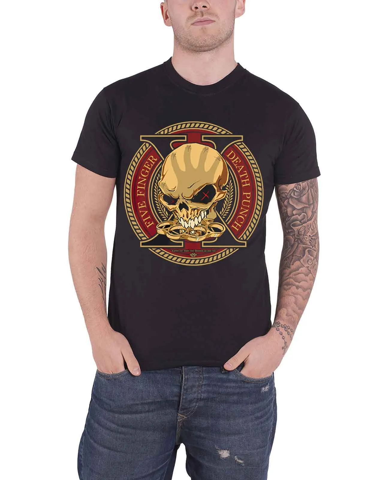 Five Finger Death Punch Decade Of Destruction T Shirt sold by Paradiso Clothing