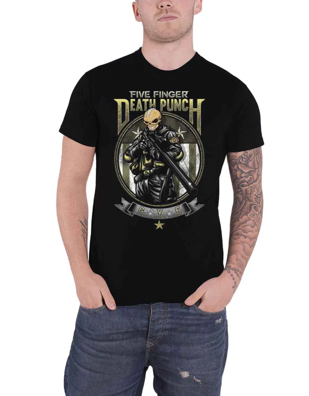 Five Finger Death Punch Sniper T Shirt sold by Paradiso Clothing