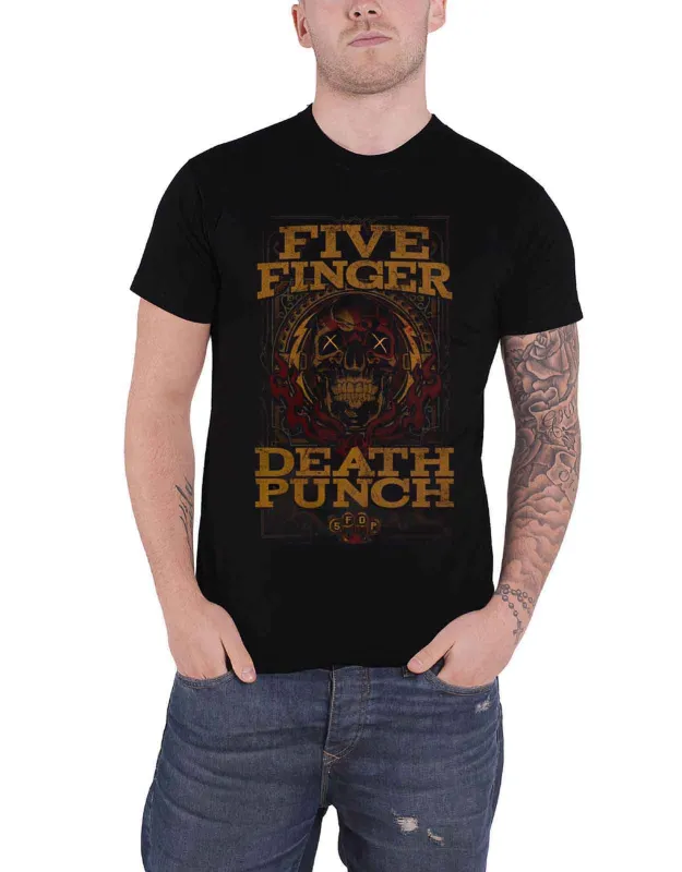 Five Finger Death Punch Wanted T Shirt sold by Paradiso Clothing